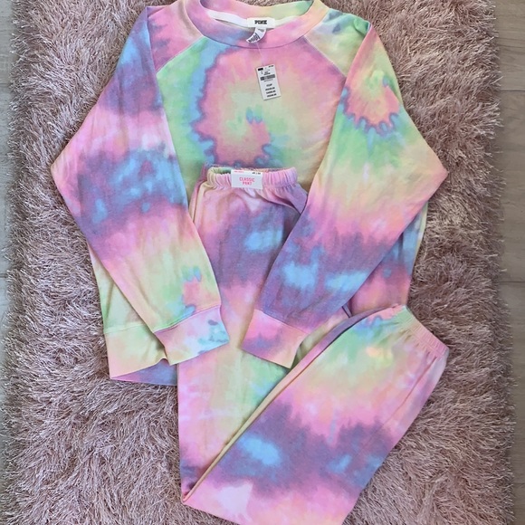 PINK Victoria's Secret Other - NWT Victoria’s Secret PINK Tie-dye 2pc SleepwearXS